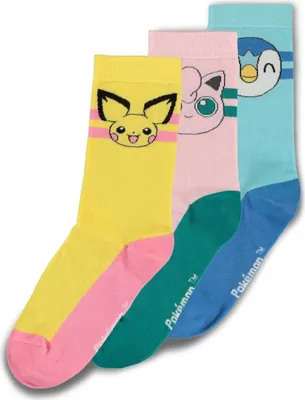 Produktbild von Pokémon Socken 3er-Pack Crew 39-42