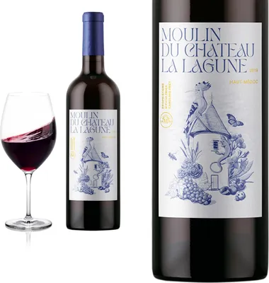 Produktbild von 2019 Moulin du Château La Lagune Haut Médoc Zweitwein des 3eme Grand Cru Classé - Rotwein