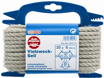 Produktbild von 3-schäftig gedrehtes Seil Ø 6 mm x 20 m