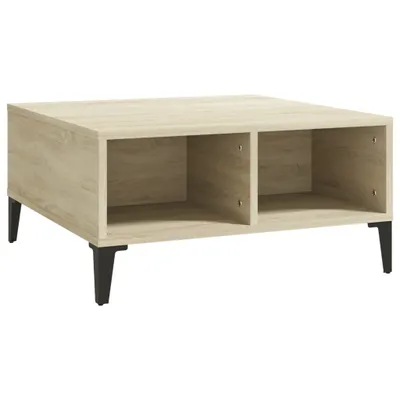 Obrázek produktu pro vidaXL Konferenční stolek Sonoma Dub 60x60x30 cm Materiál dřeva