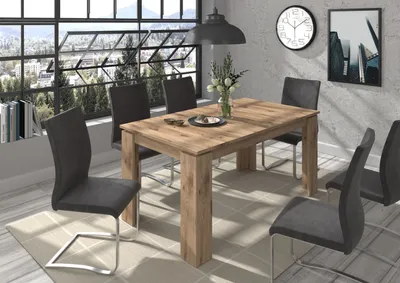 Produktbild von xonox.home Esstisch Titan Nox Oak Nachbildung 160x76x90 cm