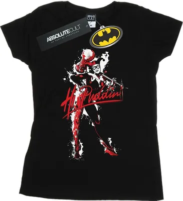Produktbild von DC Comics - "Hi Puddin" T-Shirt für Damen BI10904 (L) (Schwarz)