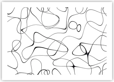 Produktbild von Poster - Poster ohne Rahmen - Linie nichts Muster - 70x50 cm - Wand Bild - Wanddeko - Wandbilder - Kunstposter - Wandposter - Bilder - Kunstdruck - Wanddekoration - Wandbild - P2XAA70x50-5054