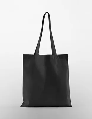Immagine prodotto di Westford Mill W161 | Borsa per la spesa in Cotonelogico InCo. - Colore: nero - Dimensioni: 38 x 42 cm