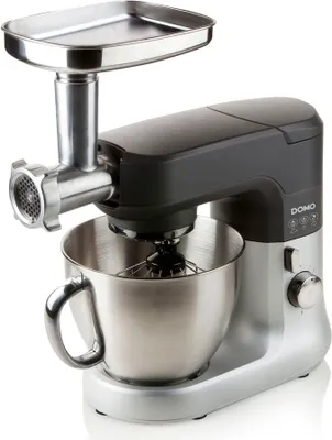 Image de Robot pâtissier multifonction 4.5l 1000w noir/inox - Domo - DO9182KR -