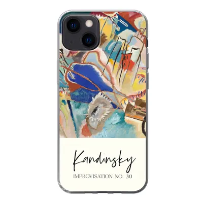 Produktbild von MuchoWow® Handyhülle Schutzhülle Hülle für iPhone 13 Improvisation Nr. 30 - Wassily Kandinsky - Kunst Silikon Softcase Handy Hülle - Karteninhaber