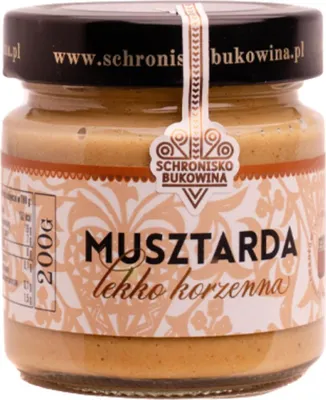 Produktbild von Leicht gewürzter Senf 200g - Schronisko Bukowina