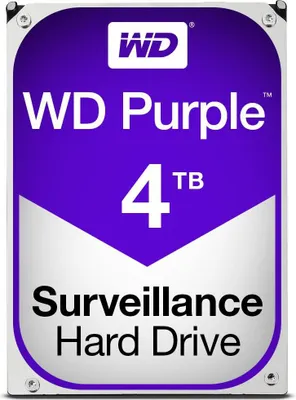 Image de WD Purple 4TB SATA 6Gb/s CE HDD 8,9cm 3,5Zoll internal IntelliPower 64MB Cache 24x7 Bulk