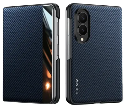 Produktbild von SULADA Handyhülle Smart View für Samsung Galaxy Z Fold8 5G Magnetisch Carbon