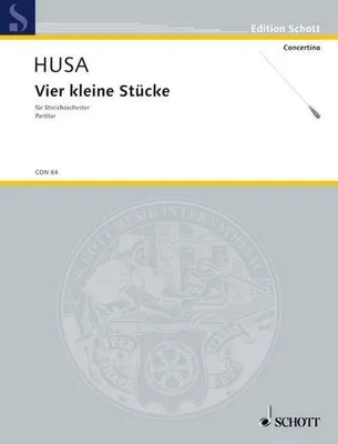 Produktbild von 4 kleine Stücke Streichorchester. Partitur.
