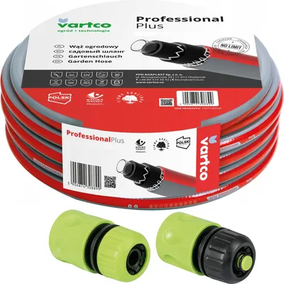 Produktbild von Gartenschlauch Schlauch  6 Schichten 30m Vartco Professional Plus mit Kupplungen