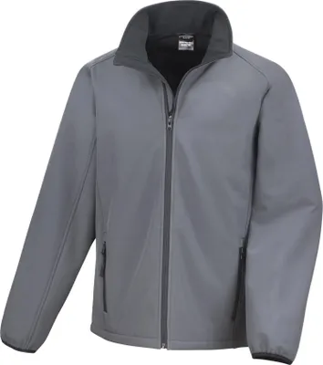 Obrázek produktu pro Result Core - Pánská softshellová bunda s potiskem BC5646 (XXL) (Charcoal/Black)