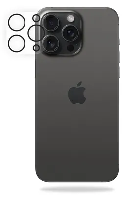Imagen del producto de Protector de pantalla de vidrio para la cámara, compatible con Apple iPhone 15 Pro/15 Pro Max