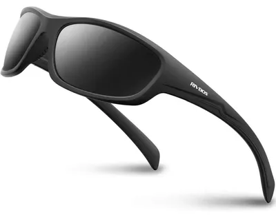 Immagine prodotto di Occhiali da sport polarizzati in TR90, protezione UV400, per uomo e donna, colore nero-grigio