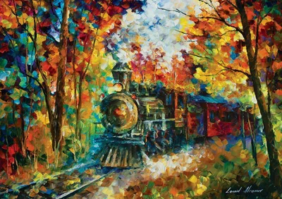 Image de ART PUZZLE Train d'automne Puzzle 500 pièces