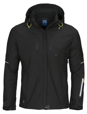 Image de Projob - Veste pour femmes, softshell ET402 (Taille XL) (Noire)