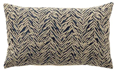 Produktbild von Dutch Decor Outdoor Kissenbezug Geometric Augusta 30x50 cm Blau