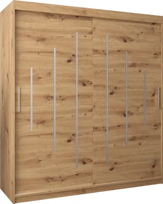 Produktbild von Kleiderschrank, Schiebetürenschrank Schlafzimmer, Schrank YORK 180 cm