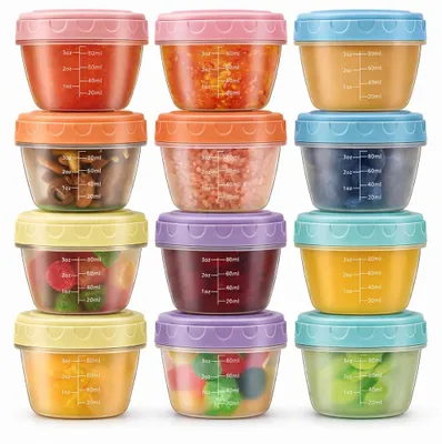 Immagine prodotto di Contenitore per alimenti Mini - 117 ml, rotondo, in plastica - Ermetico, senza BPA