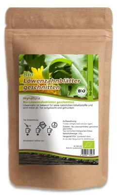 Produktbild von Mynatura  Löwenzahnblätter getrocknet und geschnitten (ab 100g) - 500g