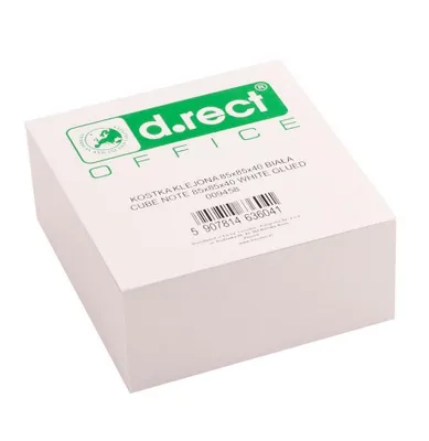 Image de Cube adhésif 85x85x40mm blanc D.RECT