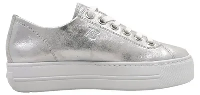Imagen del producto de Zapatos deportivos de cordones para mujer de la marca Paul Green, color plateado, estilo casual