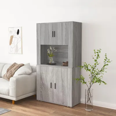 Obrázek produktu pro vidaXL Highboard Grey Sonoma Dřevěný materiál