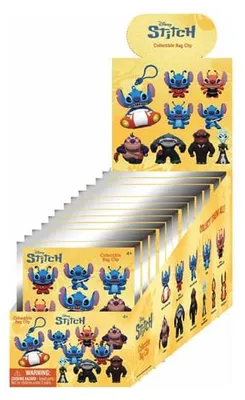 Produktbild von Lilo & Stitch 3D-Schaumstoff-Taschenklammern „Stitch in Space“-Display (24)