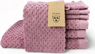 Produktbild von Ross Frottee-Serie HARMONY 4010-18 Altrosé einfarbig 100% Baumwolle , Größe:Waschhandschuh 16 x 22 cm