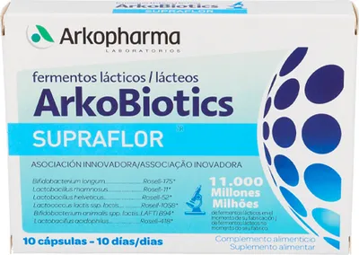 Immagine prodotto di Arkopharma Arkobiotics Supraflor 10 capsule