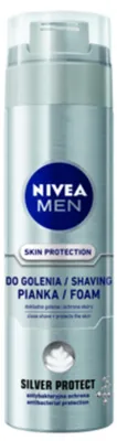 Image de Nivea Men Silver Protect, Pianka do golenia, 200 ml
