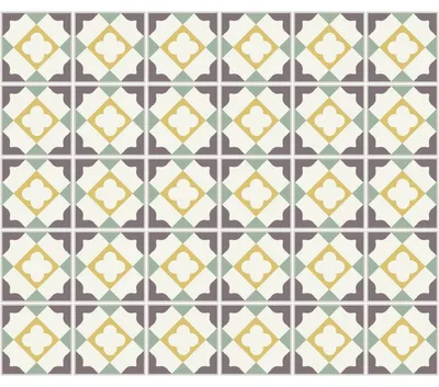 Produktbild von Selbstklebende Fliesenaufkleber für Küche und Bad – 30 Fliesenaufkleber, Azulejos Eudoccia – 30 Aufkleber, 10 x 10 cm