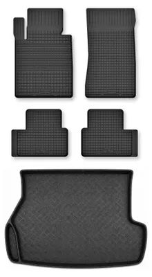 Immagine prodotto di Tappetini a vasca + bagagliaio per BMW Serie 3 E46 1998-2005 5 pezzi