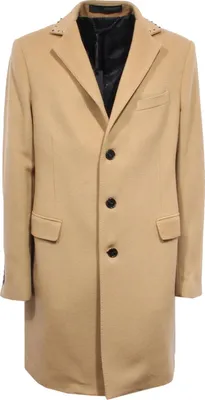 Produktbild von F9096 cappotto uomo MESSAGERIE Wolle/Mohair Kamel Jacke Mantel Mann