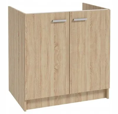 Produktbild von Küchenschrank Eiche sonoma unter Spüle 80x50 stehend