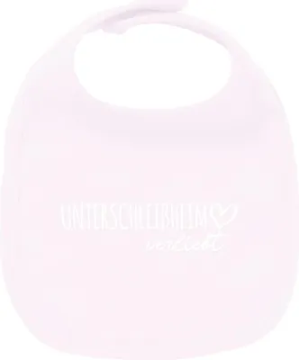 Produktbild von Huuraa Unisex Babylatz Unterschleißheim verliebt Geschenk Babypink  Baumwolle Unterschleißheim Mitbringsel