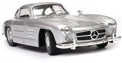 Produktbild von Welly Mercedes 300SL Modellauto Skala 1:24 Silber