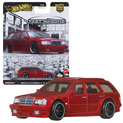 Produktbild von Hot Wheels MERCEDES-BENZ AMG E-36 ESTATE, Auto, 3 Jahr(e), Kunststoff, Metall, Rot