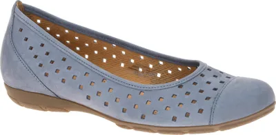 Produktbild von Gabor 84.169 Ballerinas - Damen Halbschuhe - Slipper blau Freizeit NEU