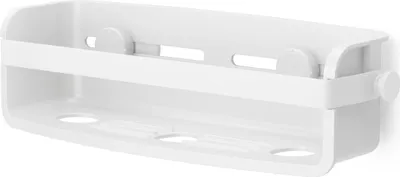 Produktbild von Umbra Duschregal Flex, Eckduschablage mit Gel-Lock, Kunststoff, Schwarz, 1004435-040