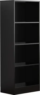 Produktbild von VDD – Fachschrank – Fachschrank offen – Wandschrank – Fachschrank schwarz – 50x30x130 cm