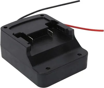 Produktbild von Lithium-Ionen-Batterie-Adapter für 18V-Stromquelle mit Montage und Kabeln