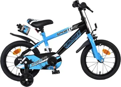Produktbild von Volare Sportivo Kinderfahrrad - Jungen - 14 Zoll - Blau Schwarz