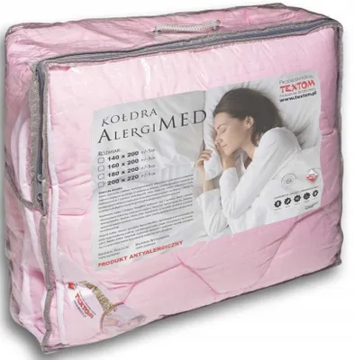 Produktbild von Textom Ganzjahresdecke Rosa Antiallergisch 160x200 cm Weich