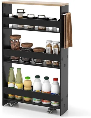 Obrázek produktu pro Praktický vozík se 4 zásuvkami do kuchyně, koupelny a obývacího pokoje
