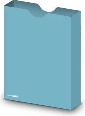 Produktbild von itenga Heftbox DIN A4 Hochformat aus PP nordic blue