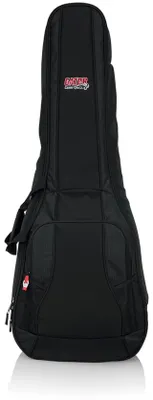Obrázek produktu pro Gator Cases, obal na akustickou/elektrickou kytaru, cestovní obal, černý, nylon, 1 přihrádka, černý, pro akustické/elektrické kytary
