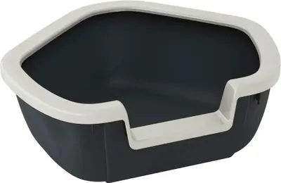 Produktbild von Ferplast Dama Katzentoilette Sortiert 57.5x51.5x22 Cm Durchsichtig Durchsichtig One Size
