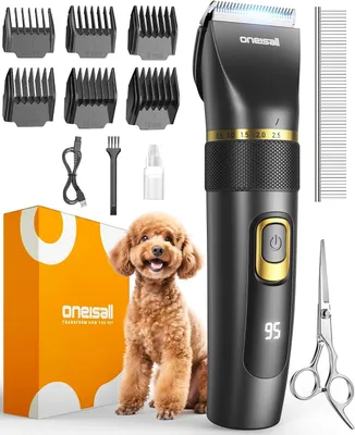 Produktbild von Oneisall Kabellose Hundeschermaschine - Leise und Wasserdicht