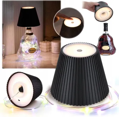 Produktbild von Nachttischlampe LED-Tischlampe für Flaschen 26-30 mm DIY RGB